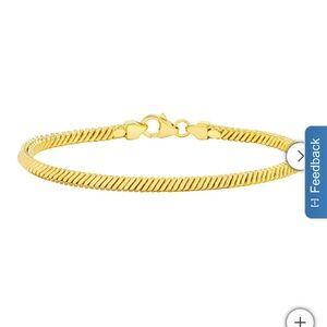 Elegant Gold Bracelet for Women+Certificate